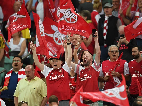 Arsenal Fans Gear Up for Europa League Final Showdown Against Chelsea in Baku