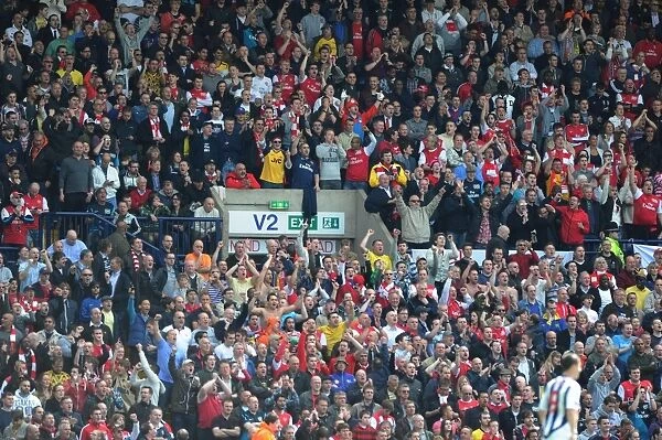 Arsenal Fans at The Hawthorns: West Bromwich Albion vs Arsenal, Premier League 2011-2012