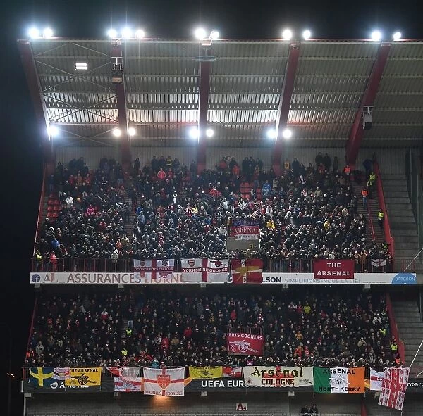 Arsenal Fans in Liege: UEFA Europa League Match against Standard Liege, 2019
