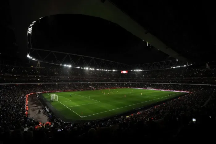 Framed Print : Arsenal Fans Light Up Emirates Stadium during FA Cup Match against Coventry City Framed Print : Arsenal Fans Light Up Emirates Stadium during FA Cup Match against Coventry City