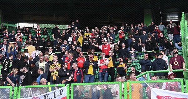 Arsenal Fans in Lisbon: Europa League Showdown Against Sporting CP - Round of 16, Match 1