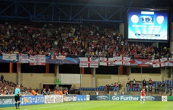 Arsenal Fans in Montpellier: UEFA Champions League Match against Montpellier Herault SC (2012)
