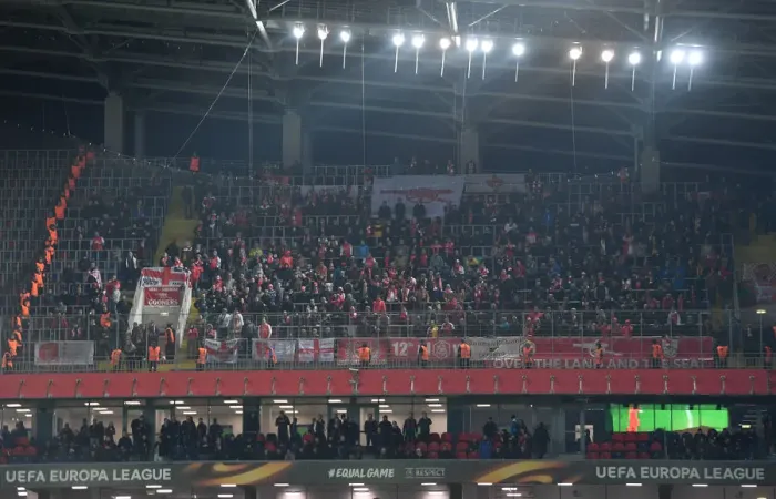 Framed Print : Arsenal Fans in Moscow: Europa League Quarterfinal Showdown vs. CSKA Framed Print : Arsenal Fans in Moscow: Europa League Quarterfinal Showdown vs. CSKA