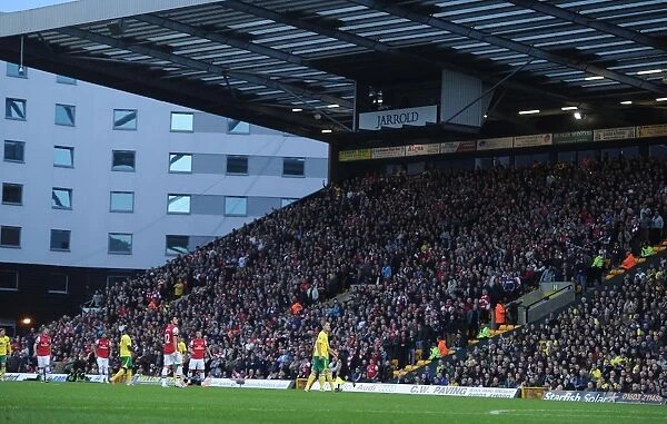 Arsenal Fans at Norwich City vs Arsenal, Premier League 2012-13