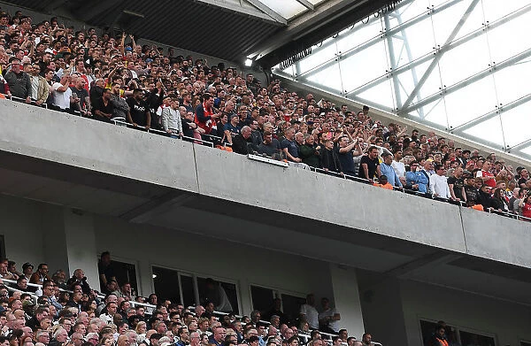 Arsenal Fans Passionate Sea at St. James Park: Newcastle United vs. Arsenal FC, Premier League 2022-23