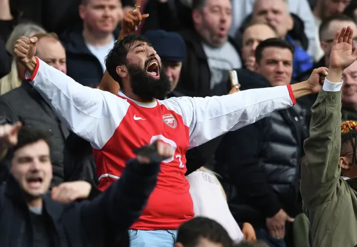 Framed Print : Arsenal Fans React After Aston Villa vs Arsenal FC Premier League Match, Birmingham 2023 Framed Print : Arsenal Fans React After Aston Villa vs Arsenal FC Premier League Match, Birmingham 2023