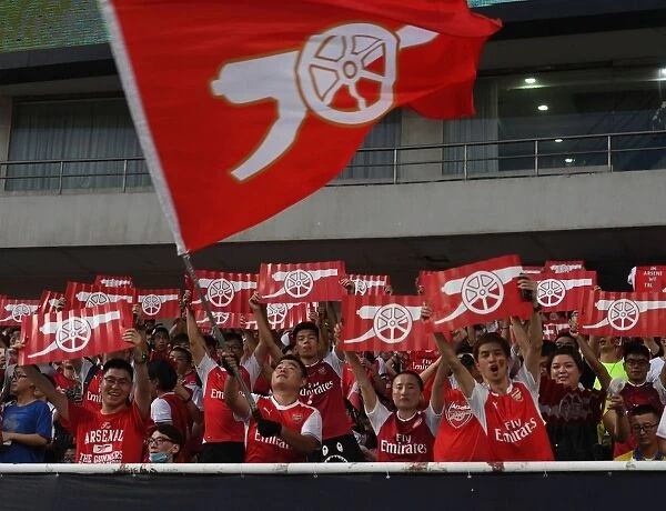 Arsenal Fans in Shanghai: Pre-Season Gathering Before Bayern Munich Clash (2017)