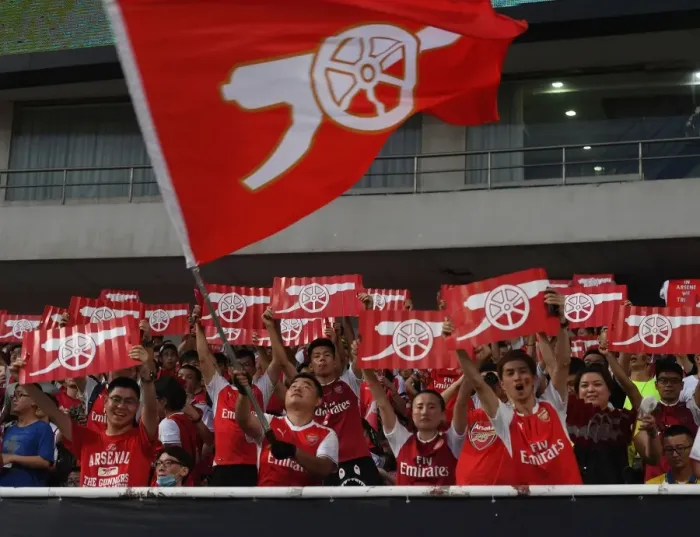 Framed Print : Arsenal Fans in Shanghai: Pre-Season Gathering Before Bayern Munich Clash (2017) Framed Print : Arsenal Fans in Shanghai: Pre-Season Gathering Before Bayern Munich Clash (2017)