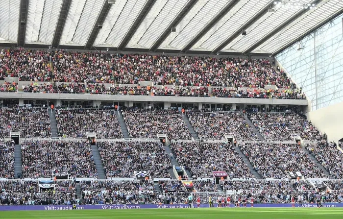 Framed Print : Arsenal Fans at St. James Park: Newcastle United vs. Arsenal FC, Premier League 2022-23 Framed Print : Arsenal Fans at St. James Park: Newcastle United vs. Arsenal FC, Premier League 2022-23
