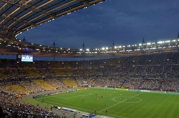 Arsenal fans in the Stade de France