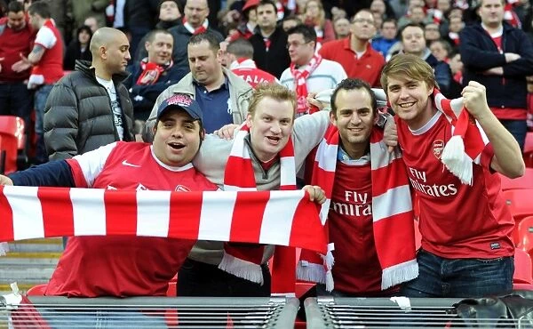Arsenal Fans Suffer Heartbreaking Defeat at 2011 Carling Cup Final against Birmingham City at Wembley Stadium