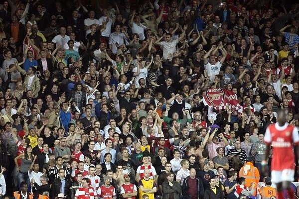 Arsenal fans. Tottenham Hotspur 1: 4 Arsenal (aet). Carling Cup 3rd Round