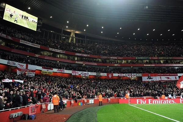 Arsenal Fans Unite: Arsenal 2-0 Tottenham Hotspur in FA Cup 3rd Round at Emirates Stadium