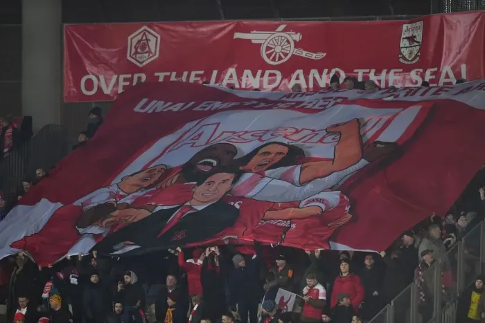 Framed Print : Arsenal Fans Unite: Banner Displayed at BATE Borisov vs Arsenal, UEFA Europa League 2018-19 Framed Print : Arsenal Fans Unite: Banner Displayed at BATE Borisov vs Arsenal, UEFA Europa League 2018-19