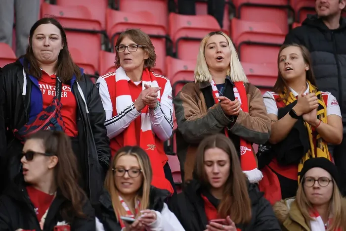 Framed Print : Arsenal Fans Unite at FA Women's Super League: Tottenham Hotspur vs Arsenal, London 2023 Framed Print : Arsenal Fans Unite at FA Women's Super League: Tottenham Hotspur vs Arsenal, London 2023