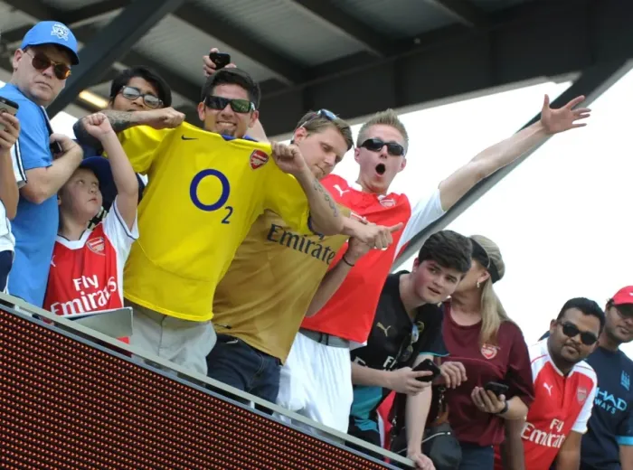 Framed Print : Arsenal Fans Unite at MLS All-Star Game, San Jose 2016