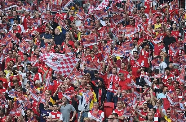 Arsenal Fans Unite at Wembley Stadium for FA Cup Final Showdown Against Hull City