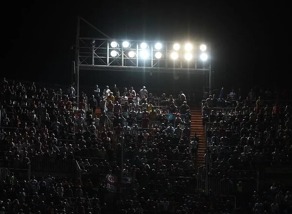 Arsenal Fans Unwavering Passion at Valencia's Estadio Mestalla during UEFA Europa League Semi-Final