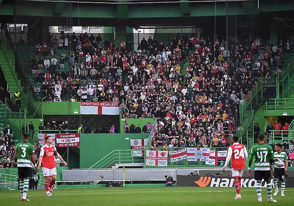 Arsenal Fans Unwavering Support: Sporting Lisbon vs Arsenal, UEFA Europa League 2022-23 (Round of 16, Leg One)