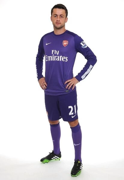 Arsenal FC 2013-14: Lukas Fabianski at Team Photocall