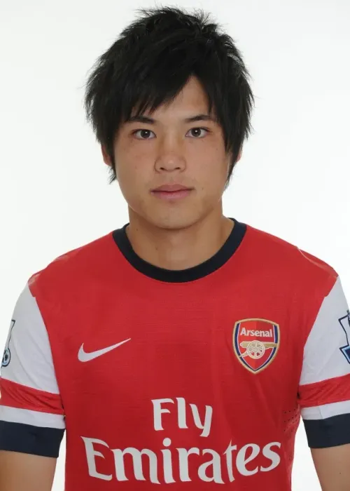 Framed Print : Arsenal FC 2013-14: Ryo Miyaichi at Team Photocall