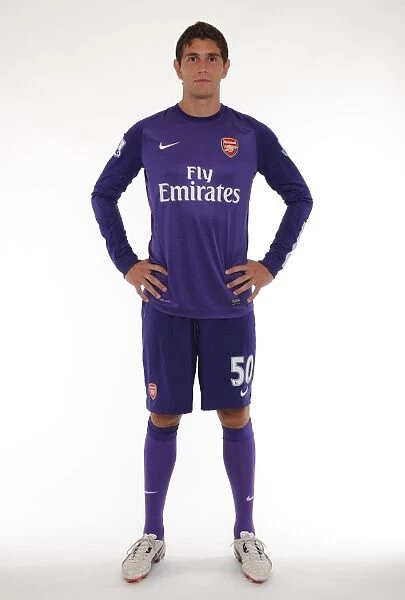 Arsenal FC 2013-14 Squad: Damien Martinez at Team Photocall