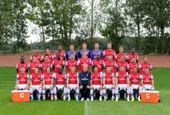 Framed Print : Arsenal FC 2013-14 Squad Training: Gatorade Session at London Colney Framed Print : Arsenal FC 2013-14 Squad Training: Gatorade Session at London Colney