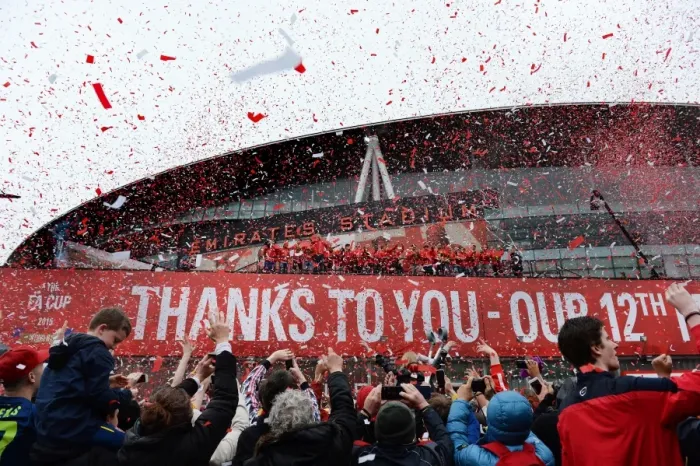 Framed Print : Arsenal FC: 2014-15 FA Cup Victory Parade - Celebrating Our Glory: Arsenal FA Cup Final Victory Parade 2014-15 Framed Print : Arsenal FC: 2014-15 FA Cup Victory Parade - Celebrating Our Glory: Arsenal FA Cup Final Victory Parade 2014-15