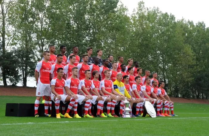 Framed Print : Arsenal FC 2014-15: A Star-Studded Squad