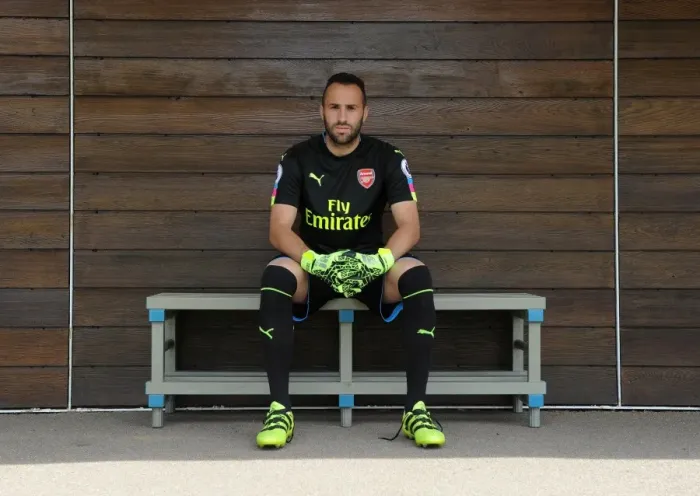 Framed Print : Arsenal FC: 2016-17 First Team - David Ospina at Photocall