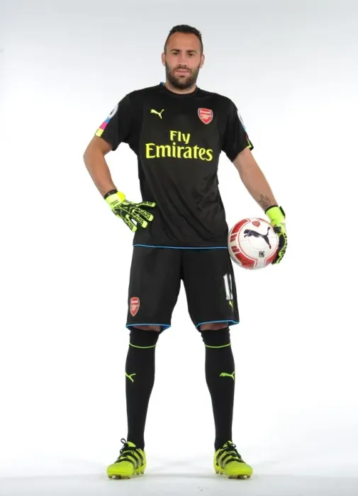 Framed Print : Arsenal FC: 2016-17 First Team - David Ospina at Team Photocall