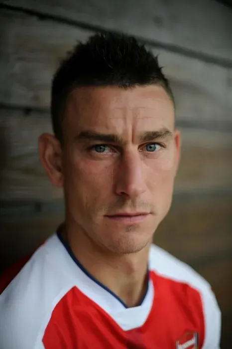 Framed Print : Arsenal FC 2016-17 Squad: Laurent Koscielny at Photocall
