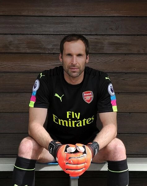 Arsenal FC 2016-17 Squad: Petr Cech at Team Photocall