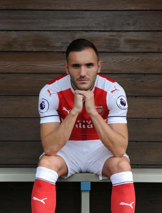 Framed Print : Arsenal FC 2016-17 Squad Photocall: Lucas Perez