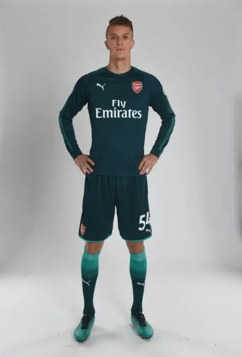 Framed Print : Arsenal FC 2017-18: Matt Macey at Arsenal 1st Team Photocall