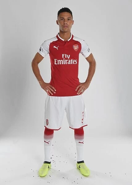 Arsenal FC 2017-18 Team: Kieran Gibbs at Team Photocall