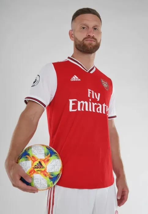Framed Print : Arsenal FC: 2019-2020 Pre-Season Training - Shkodran Mustafi at London Colney