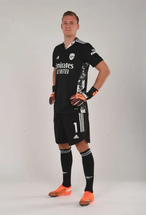 Framed Print : Arsenal FC 2020-21: Bernd Leno at Arsenal First Team Photocall
