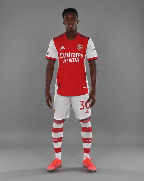 Arsenal FC: 2021-22 Team Photocall - Eddie Nketiah