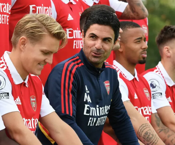 Framed Print : Arsenal FC 2022-23 First Team Squad: Mikel Arteta's Leadership Framed Print : Arsenal FC 2022-23 First Team Squad: Mikel Arteta's Leadership