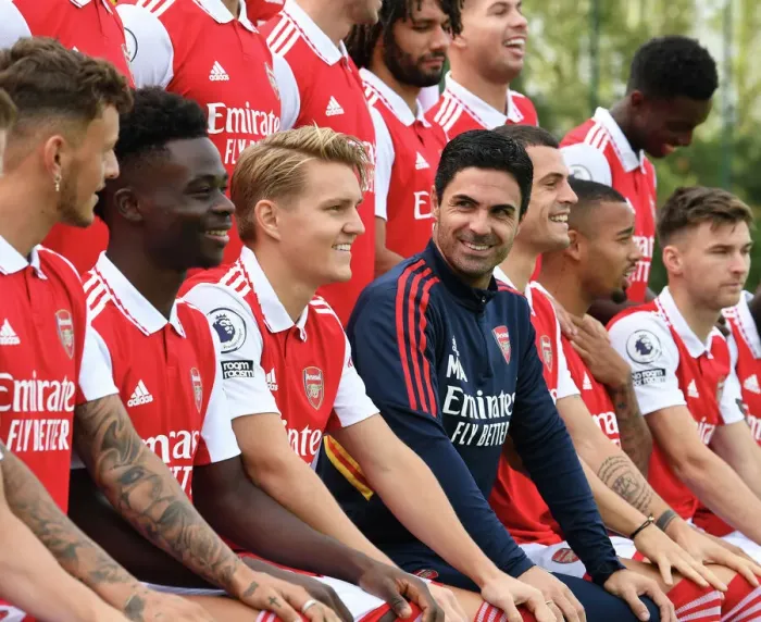 Framed Print : Arsenal FC 2022-23: Mikel Arteta's First Team Squad Framed Print : Arsenal FC 2022-23: Mikel Arteta's First Team Squad