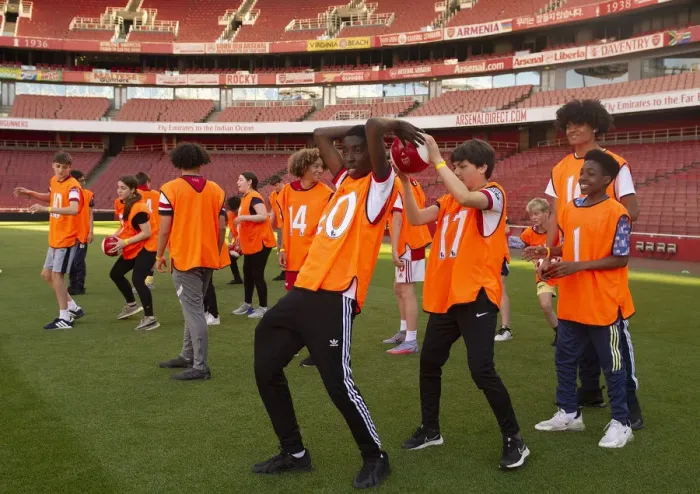 Framed Print : Arsenal FC 2022: Uncovering the Next Football Prodigy - Ball Squad Trials