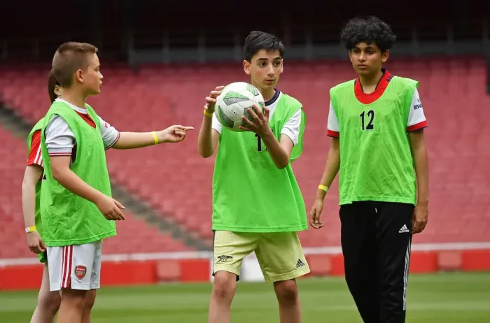 Framed Print : Arsenal FC 2022: Uncovering Football's Future Star - Ball Squad Trials