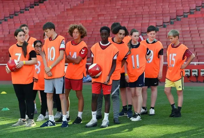 Framed Print : Arsenal FC 2022: Uncovering Football's Next Prodigy at Ball Squad Trials