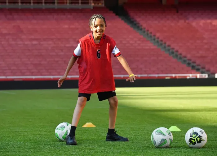 Framed Print : Arsenal FC 2022: Uncovering Football's Next Prodigy - Ball Squad Trials