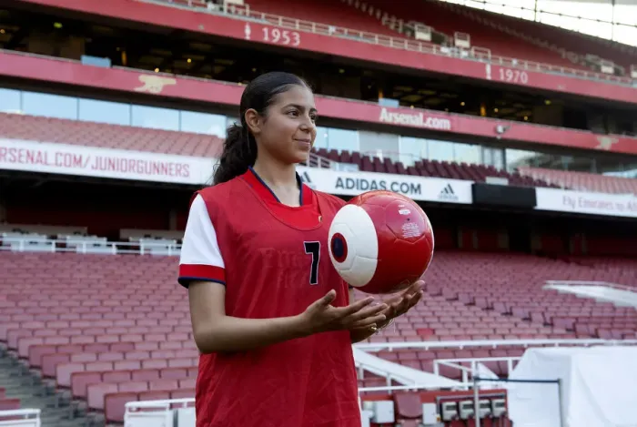 Framed Print : Arsenal FC 2022: Uncovering Football's Next Star at Ball Squad Trials