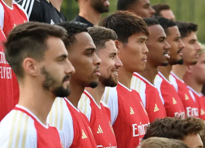 Framed Print : Arsenal FC 2023-24: Unity and Determination - The First Team's Reveal Framed Print : Arsenal FC 2023-24: Unity and Determination - The First Team's Reveal