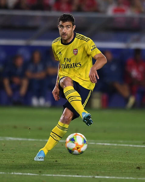 Arsenal FC in Action against Bayern Munich during 2019 International Champions Cup in Los Angeles