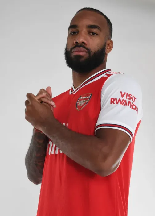 Framed Print : Arsenal FC: Alex Lacazette at 2019-2020 Pre-Season Training