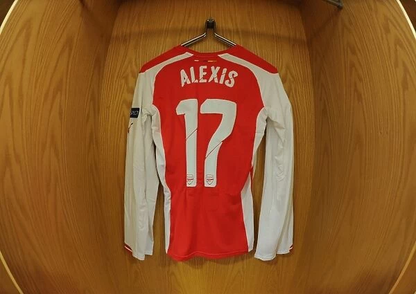 Arsenal FC: Alexis Sanchez's Hanging Kit - Arsenal v RSC Anderlecht, UEFA Champions League (2014)